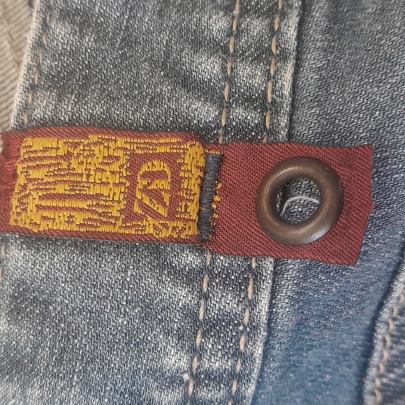 ZD Premium  Jean Shorts Overalls Size 1 - Picture 9 of 14